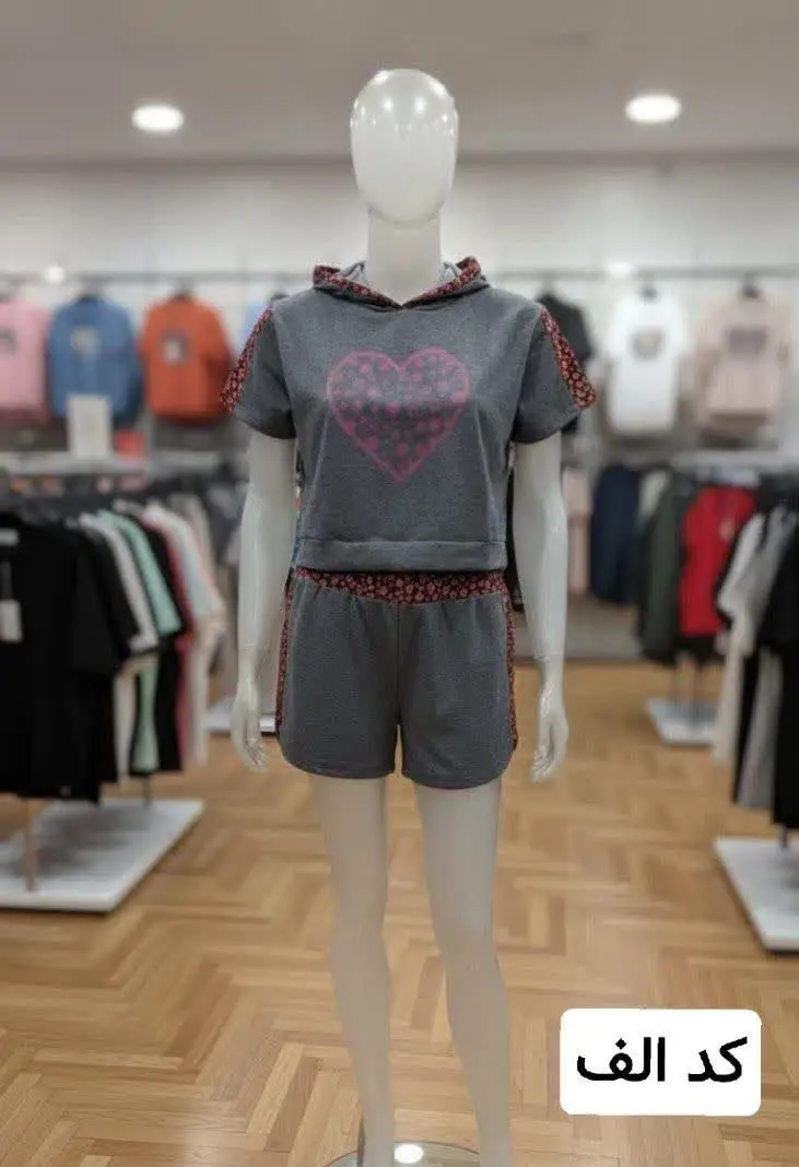 ✅ ست کراپ با شورتک