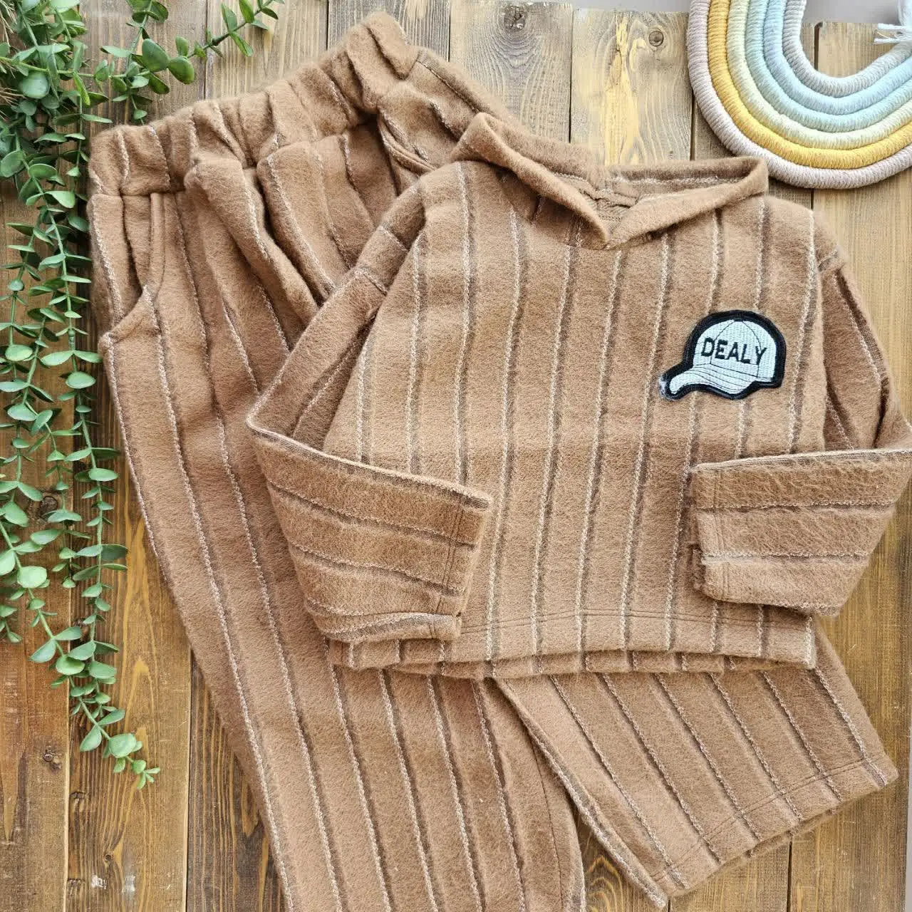 🌸کراپ شلوار دخترانه پشمی ژاکاردی🌸
