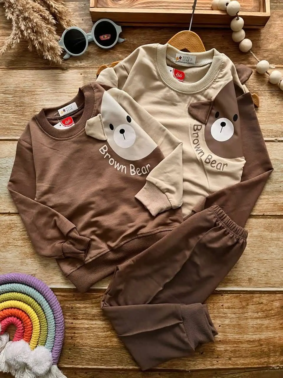 ست خرس قهوه‌ای 
