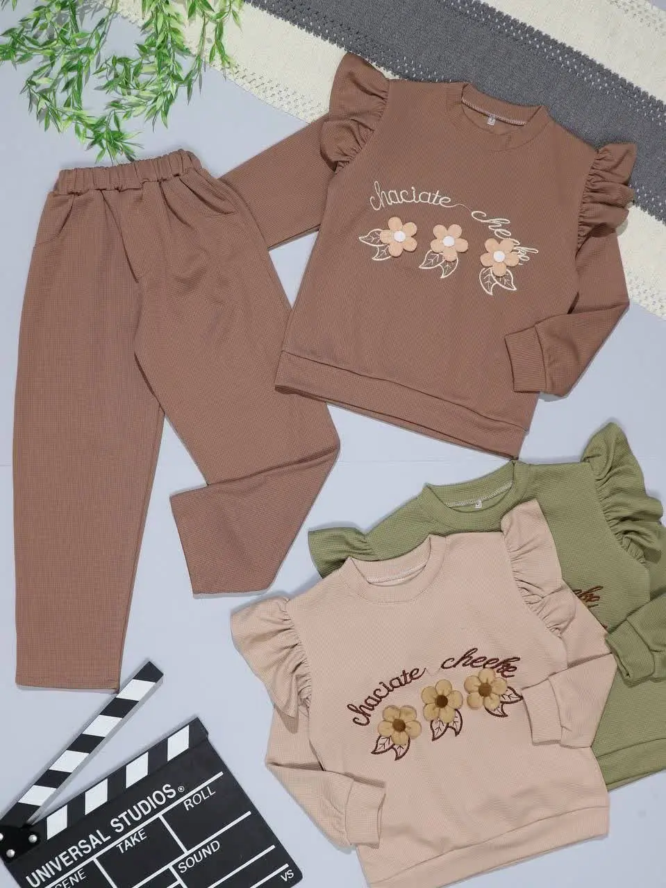 👫بلوز و شلوار دخترانه بیسکو...