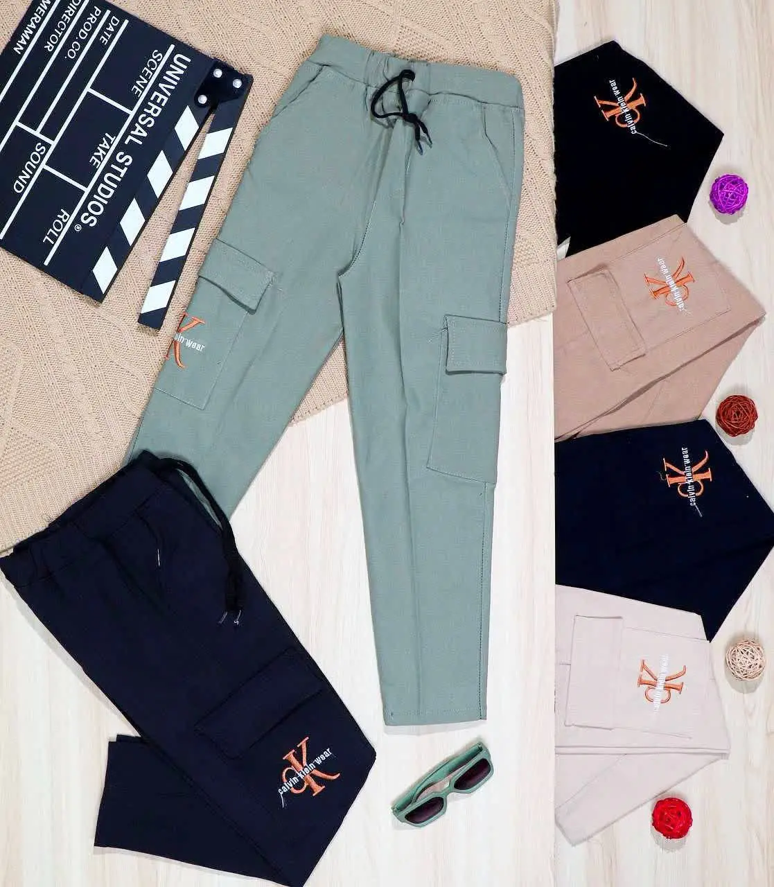 👫شلوار کتان بنگال دمپا راسته ۴ جیب گلدوزی ck👫
