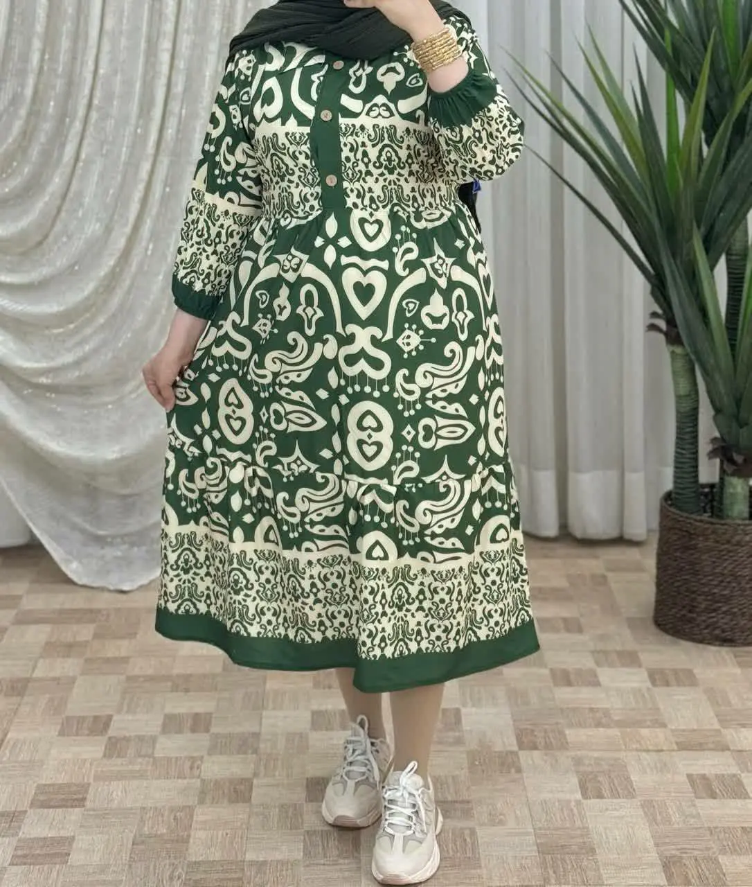 ▪️نام: پیراهن فلور طرح بته جقه