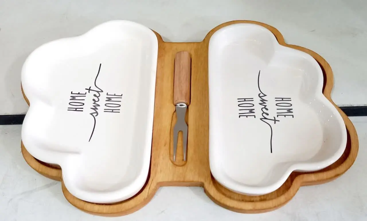 💥بشقاب ابری دوتایی با زیره💥