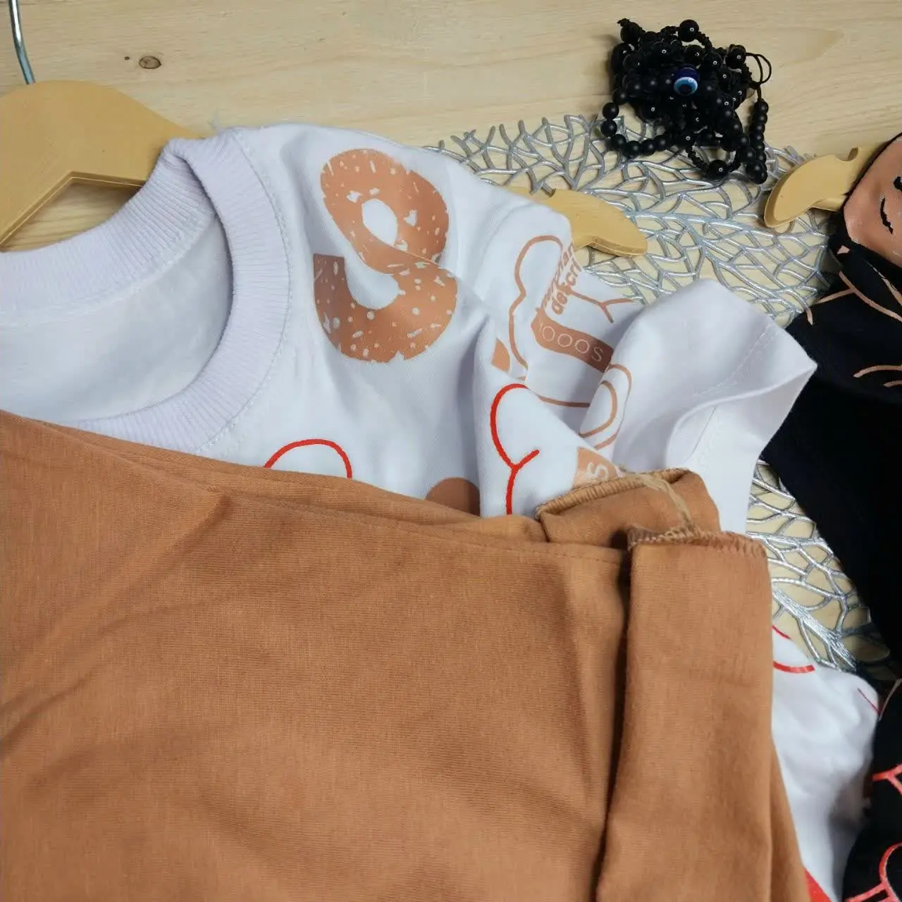 💞دوتیکه تیشرت شلوارک بلند تدی 💞
