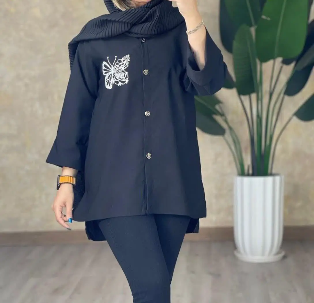 ❤️نام: مانتو مدل تامیا🏴 ((ویژه محرم)) 🏴
