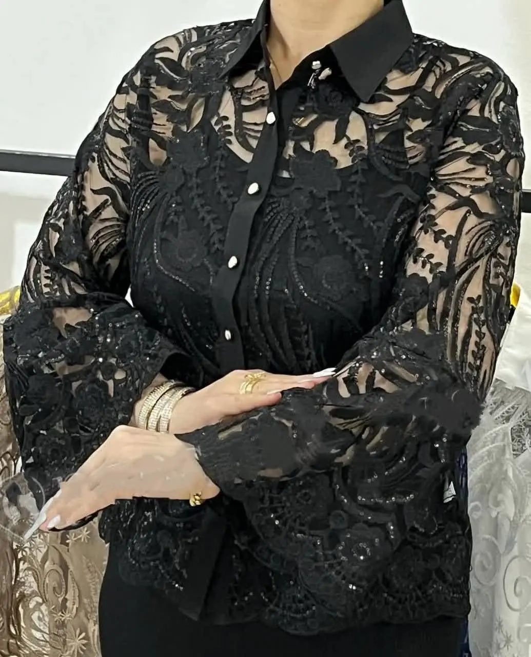 شومیز مجلسی دو تیکه🌹 
