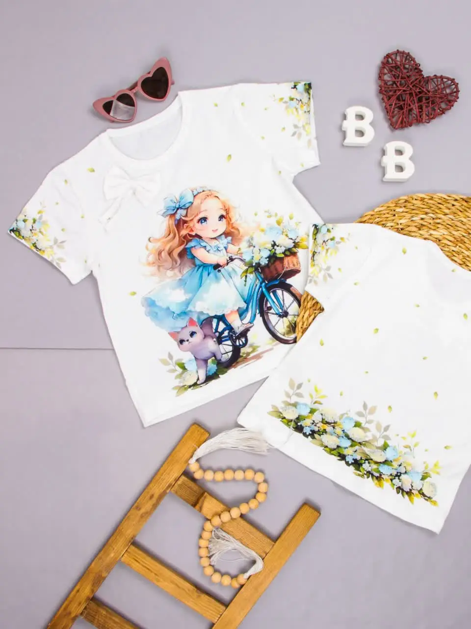 💢تیشرت تک دختر دوچرخه سوار💢
