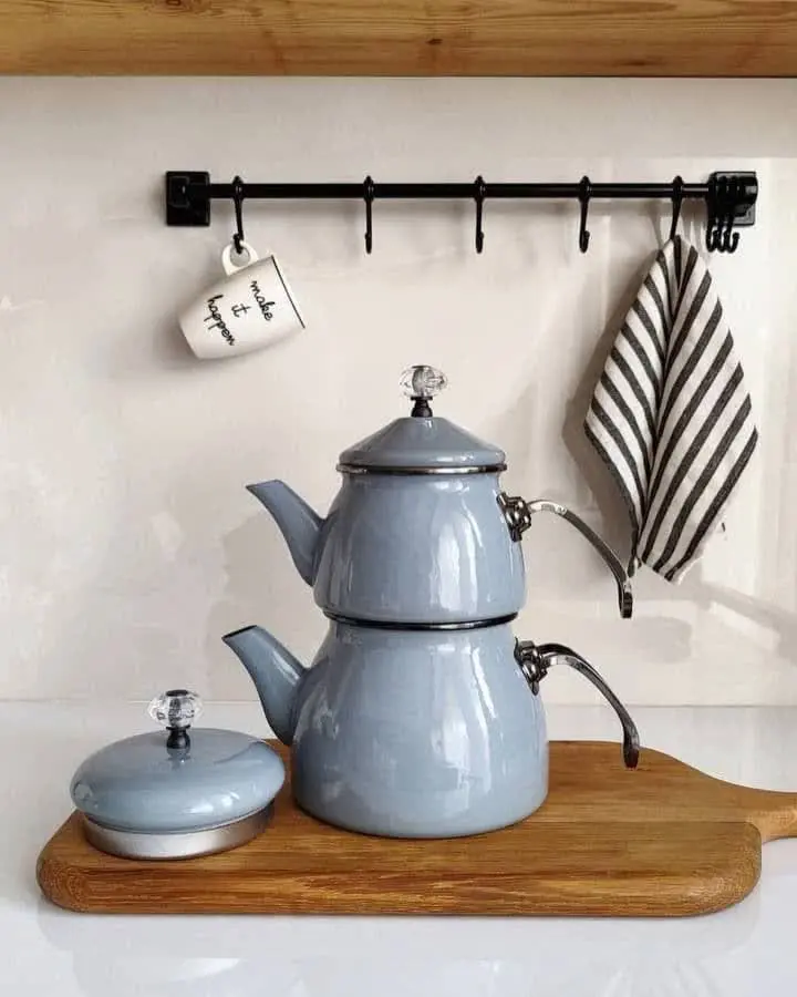 کتری و قوری لعابی 
