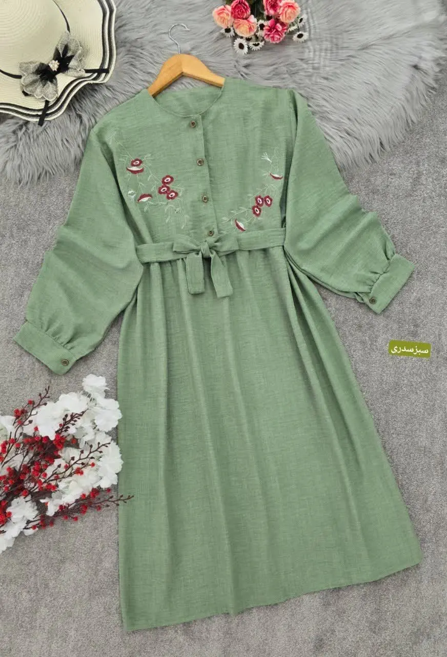 پیراهن گلدوزی سوگند