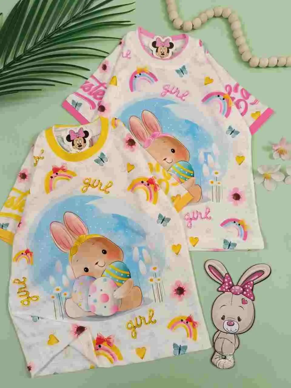 تیشرت خرگوش و تخم مرغ رنگی 
