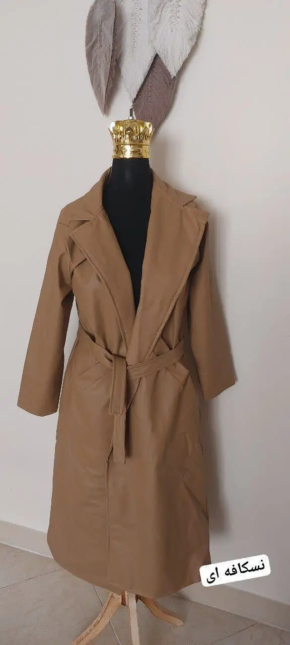 👚نام: مانتو چرم بلند
