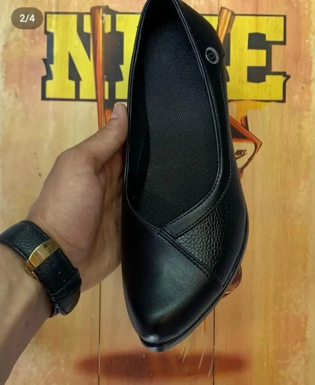 ✅کفش زنانه مدل ستایش رنگ مشکی👌سایز بندی ۳۷ تا۴۰💳قیمت بااحترام ۲۹۰/۰۰۰ ت

