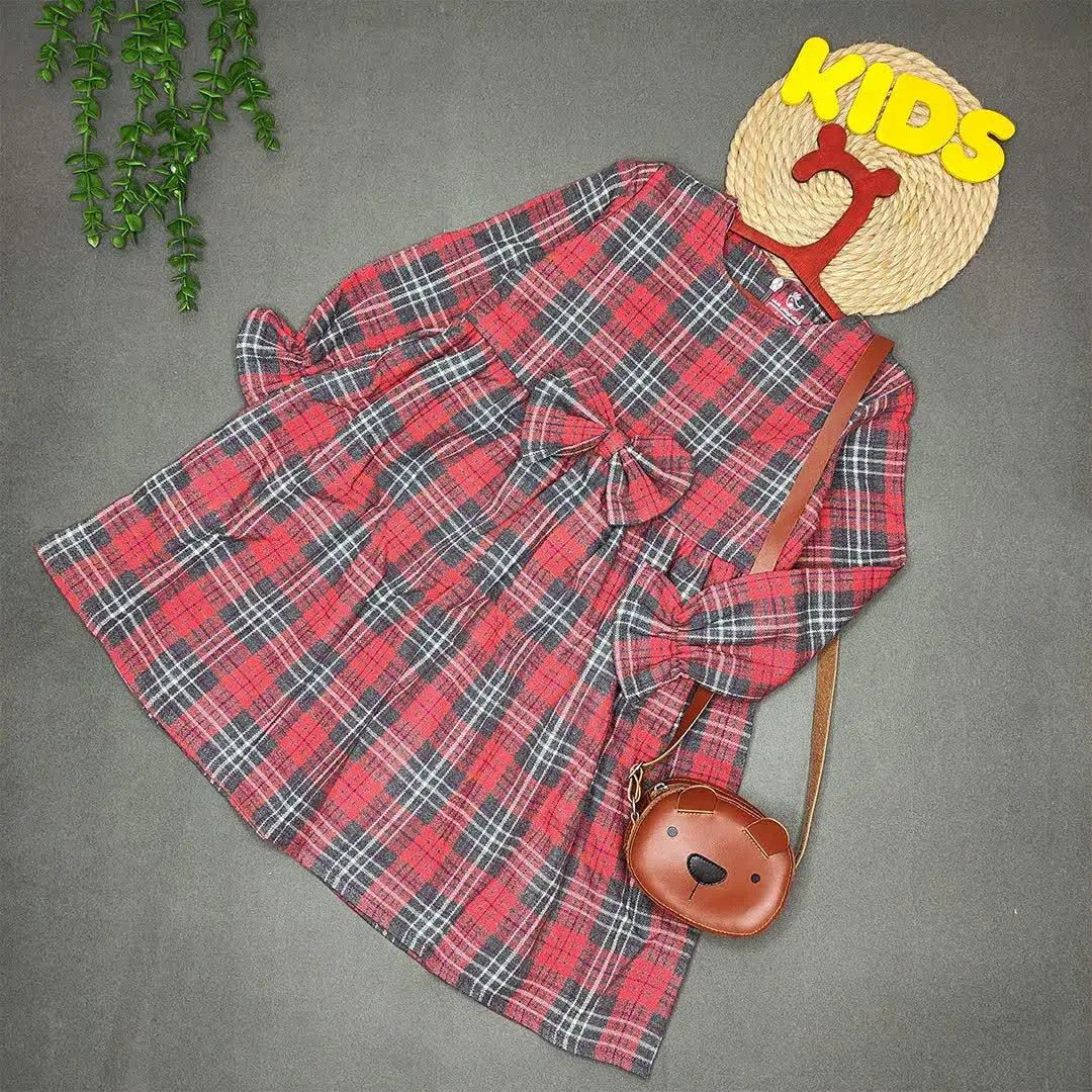 سارافون پشمی چهارخونه 🍁