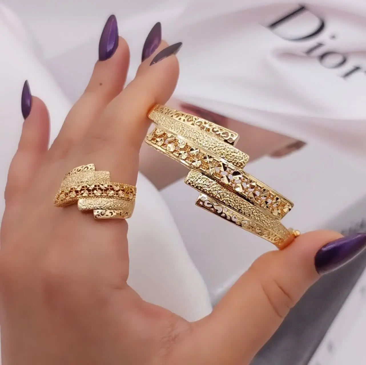 ست دستبند انگشتر جدید😍😍