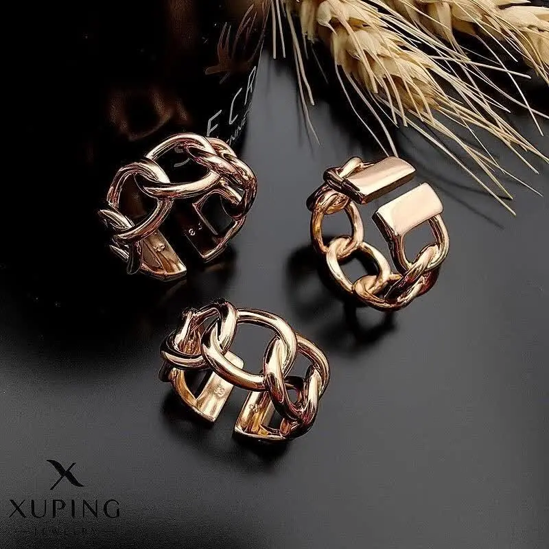 ⚜ انگشتر کارتیر پهن بی نگین...