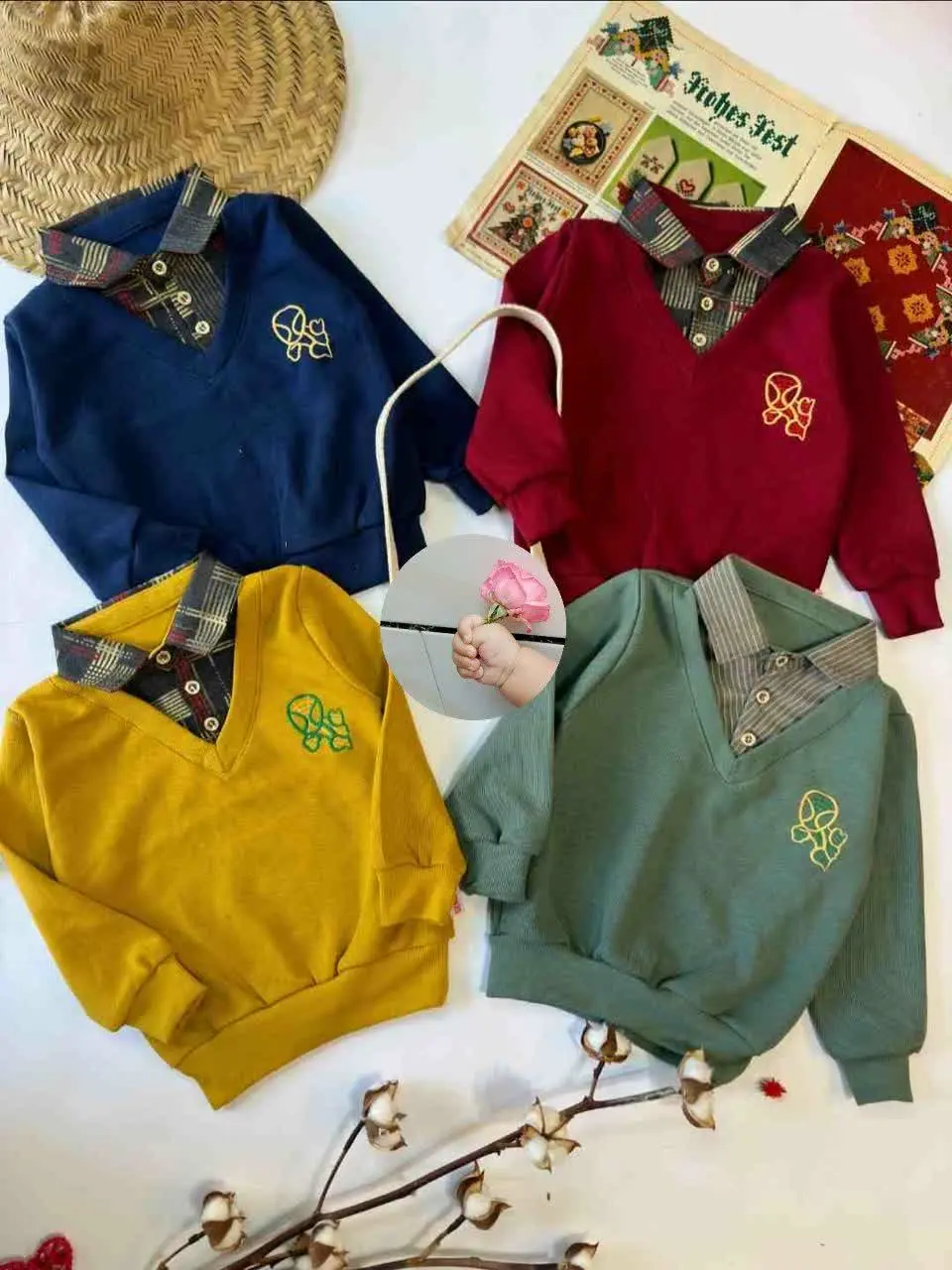 بلوز تک دویقه نوزادی و کودک 
