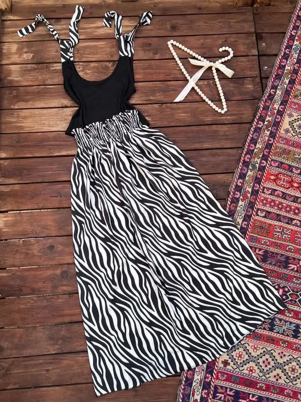 ست تاپ و دامن زبرا🦓