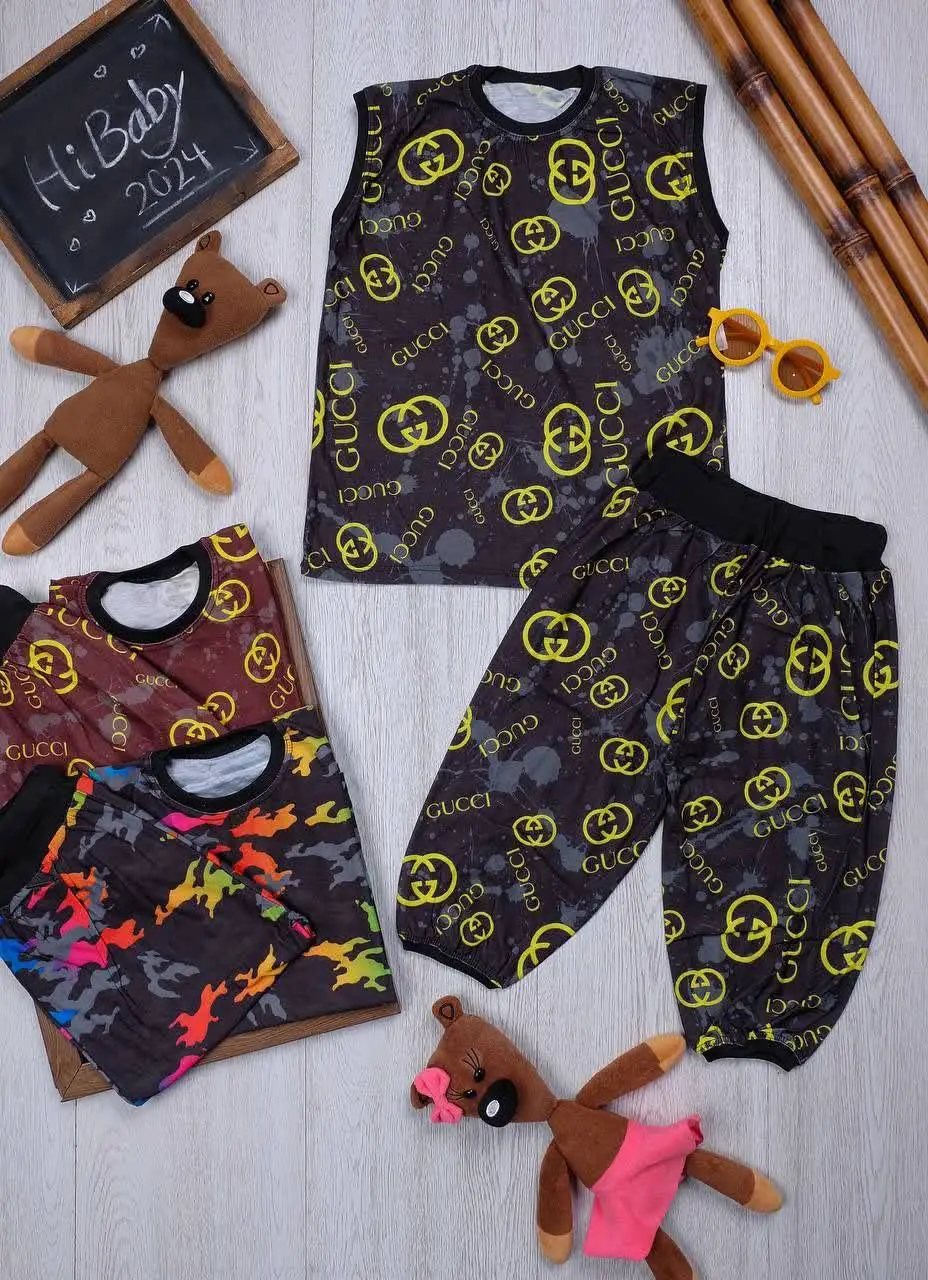 👫تاپ و شلوارک تمام چاپ برندها👫
