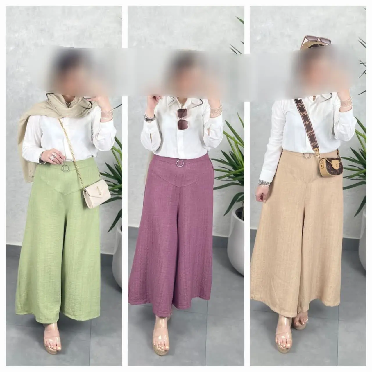 🛍نام: شلوار دامنی سگک دار🌱
