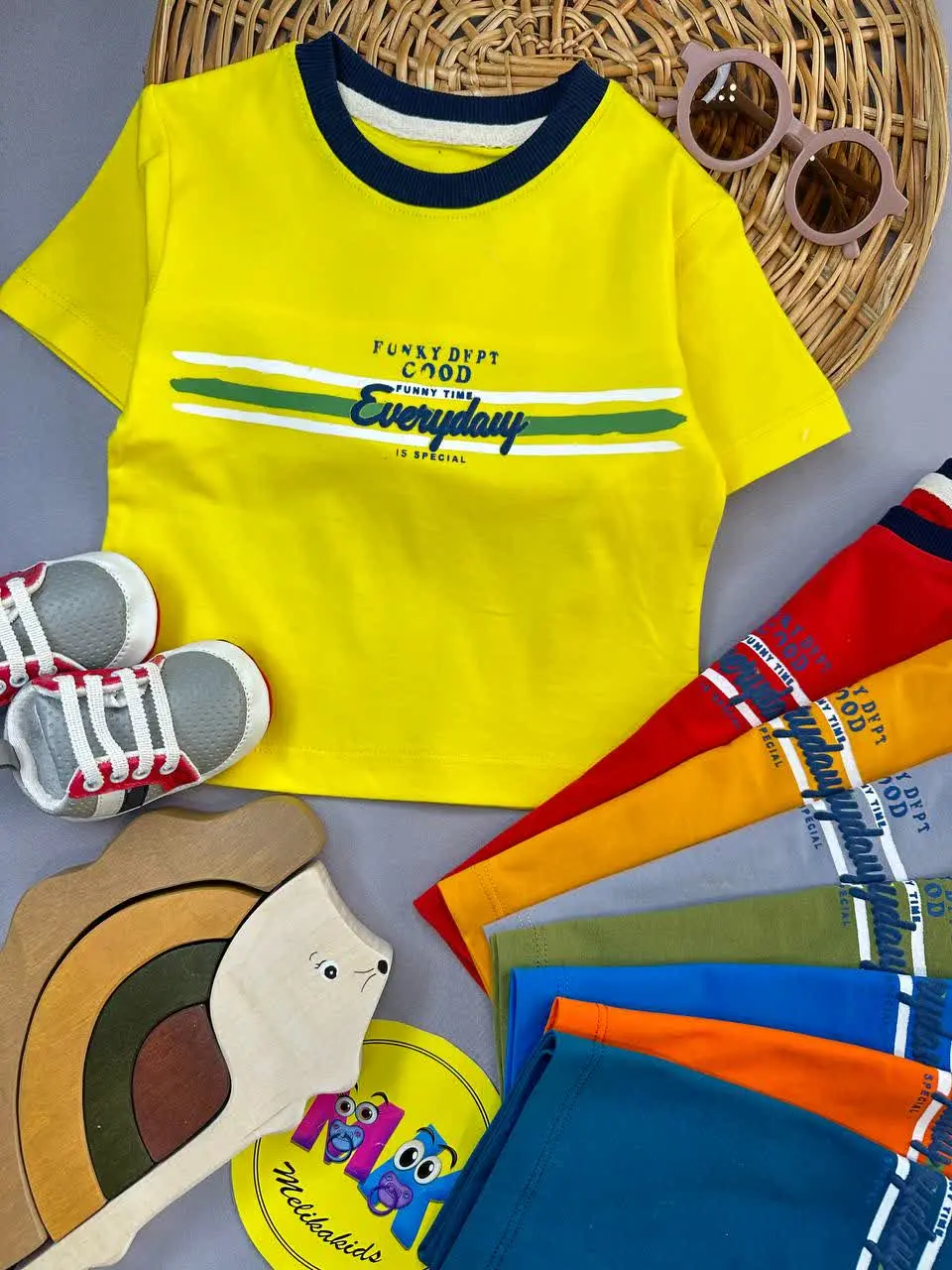 تیشرت تک طرح Everyday نوزادی و کودک کد ۱۱۱۰۴ 
