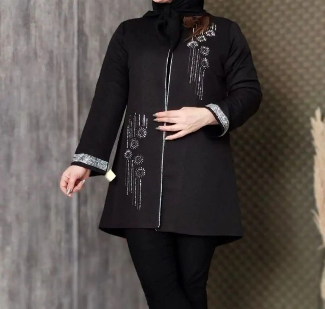 ❤️نام: مانتو مدل شایسته🏴 ((ویژه محرم)) 🏴
