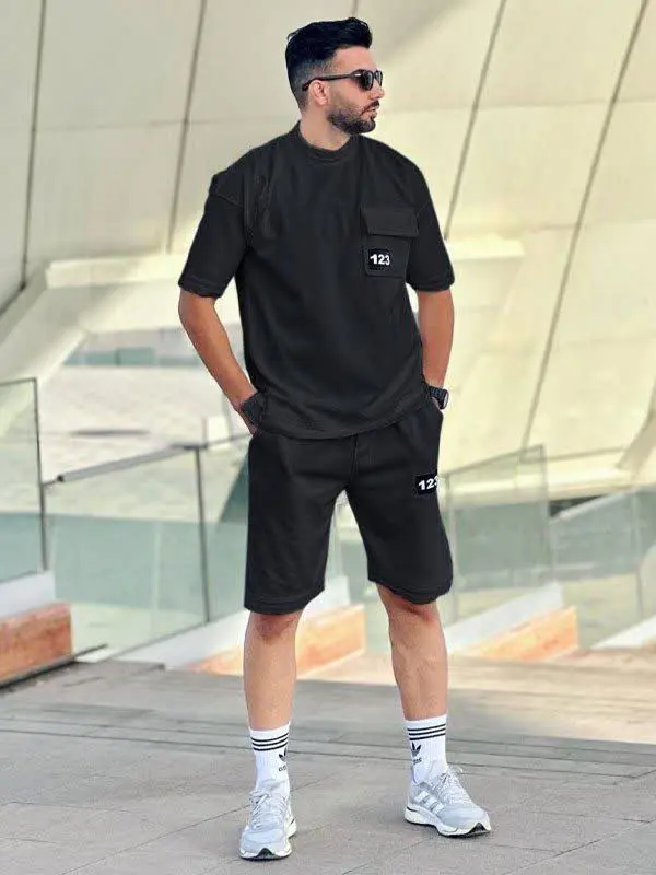 🍃نام: #ست تیشرت و شلوارک شوری 
