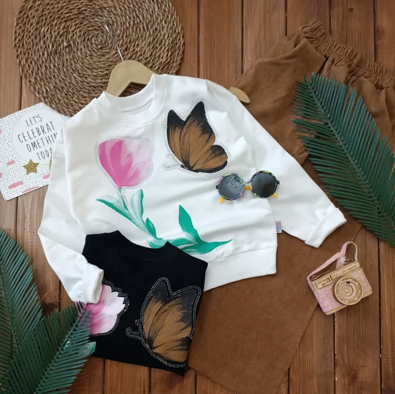 نام: ست گل و پروانه 
