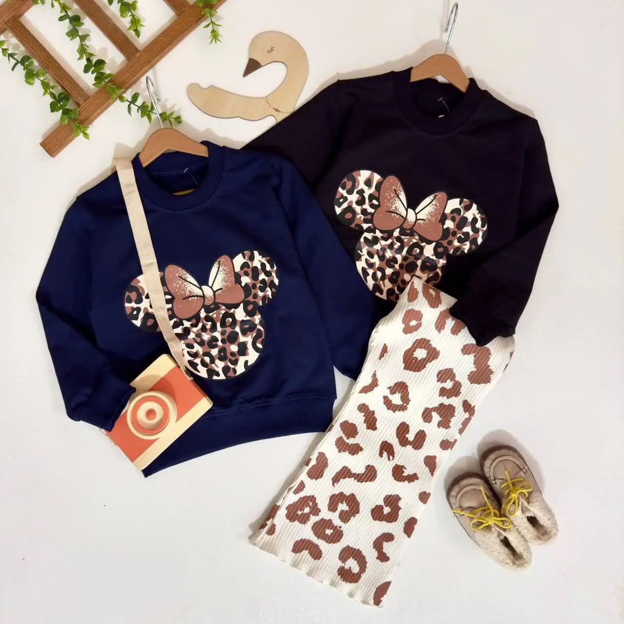 بلوز شلوار میکی پلنگی 😍
