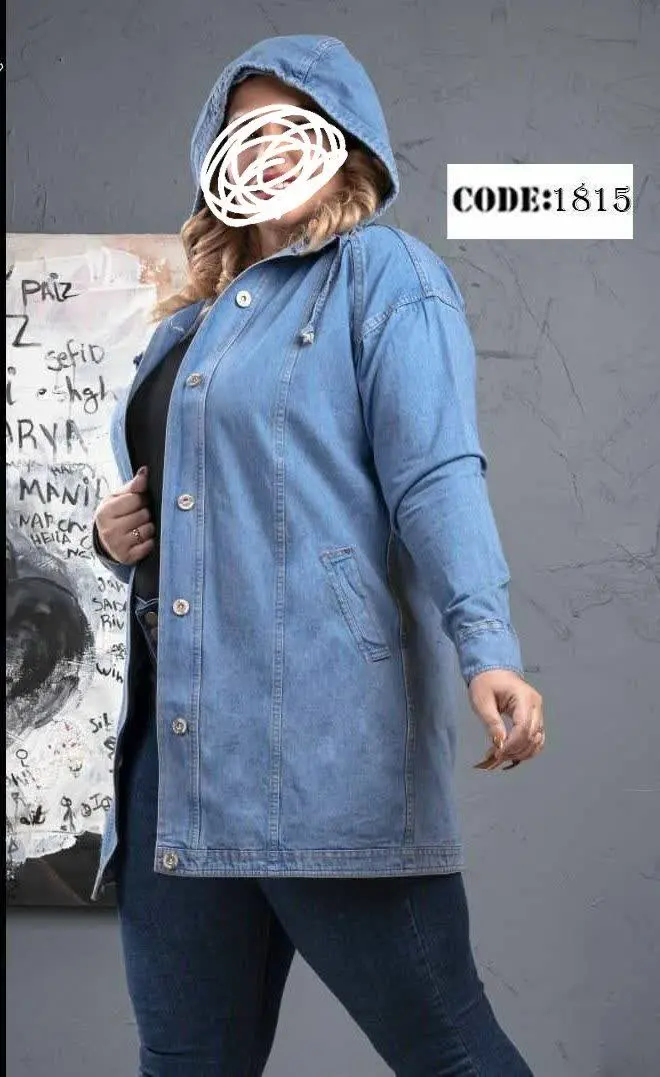 مانتو جین ضخیم پاییزه😍
