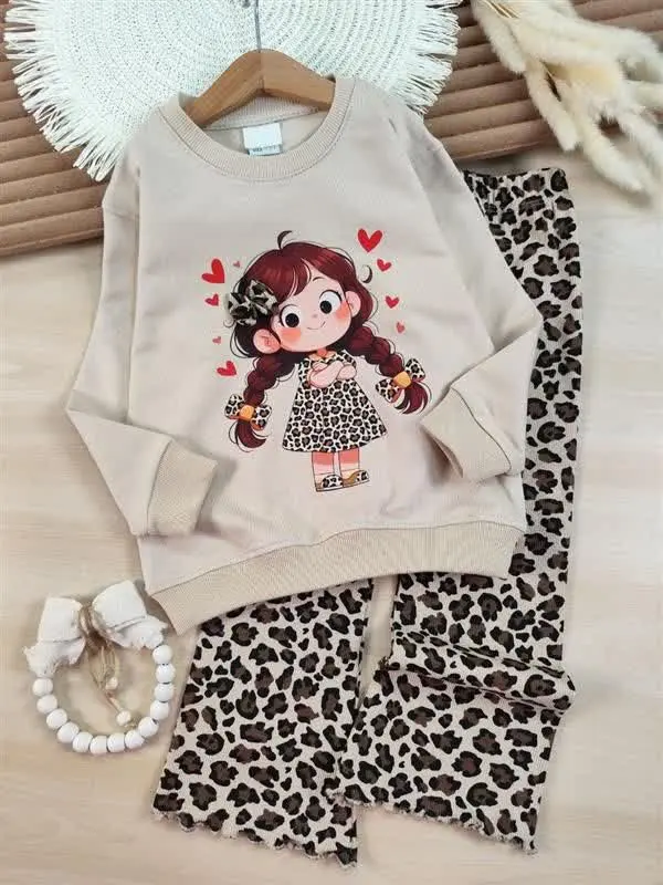 بلوز شلوار پلنگی آوینا