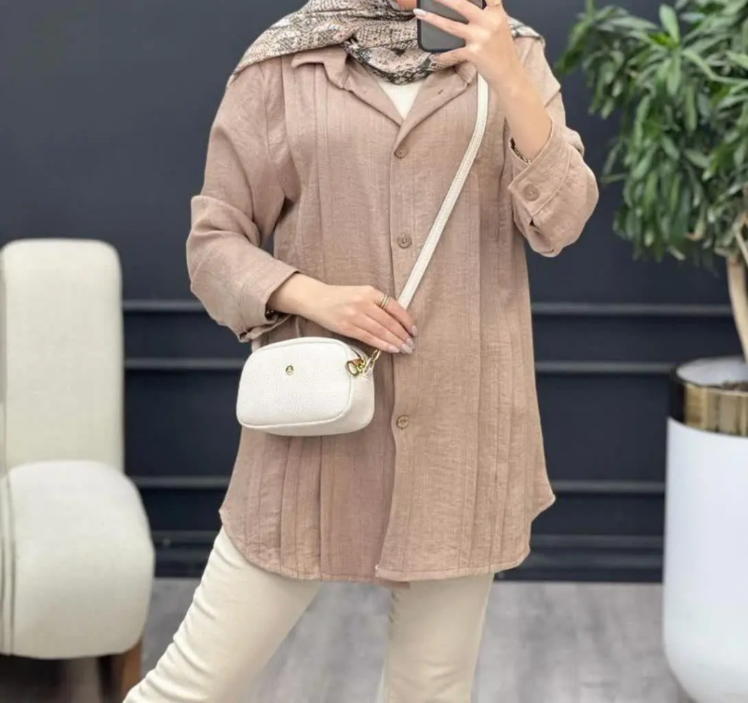 🛍نام: شومیزمانتویی پیله دار🌱
