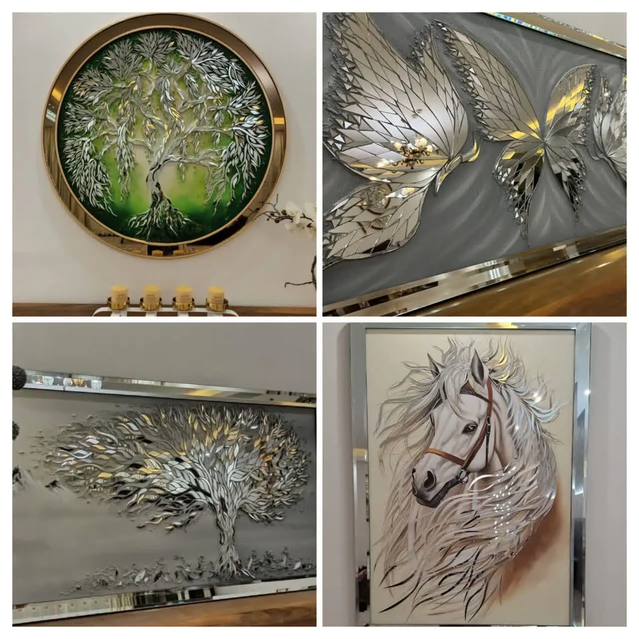 تابلوهای پرفروش آینه کاری فقططط
