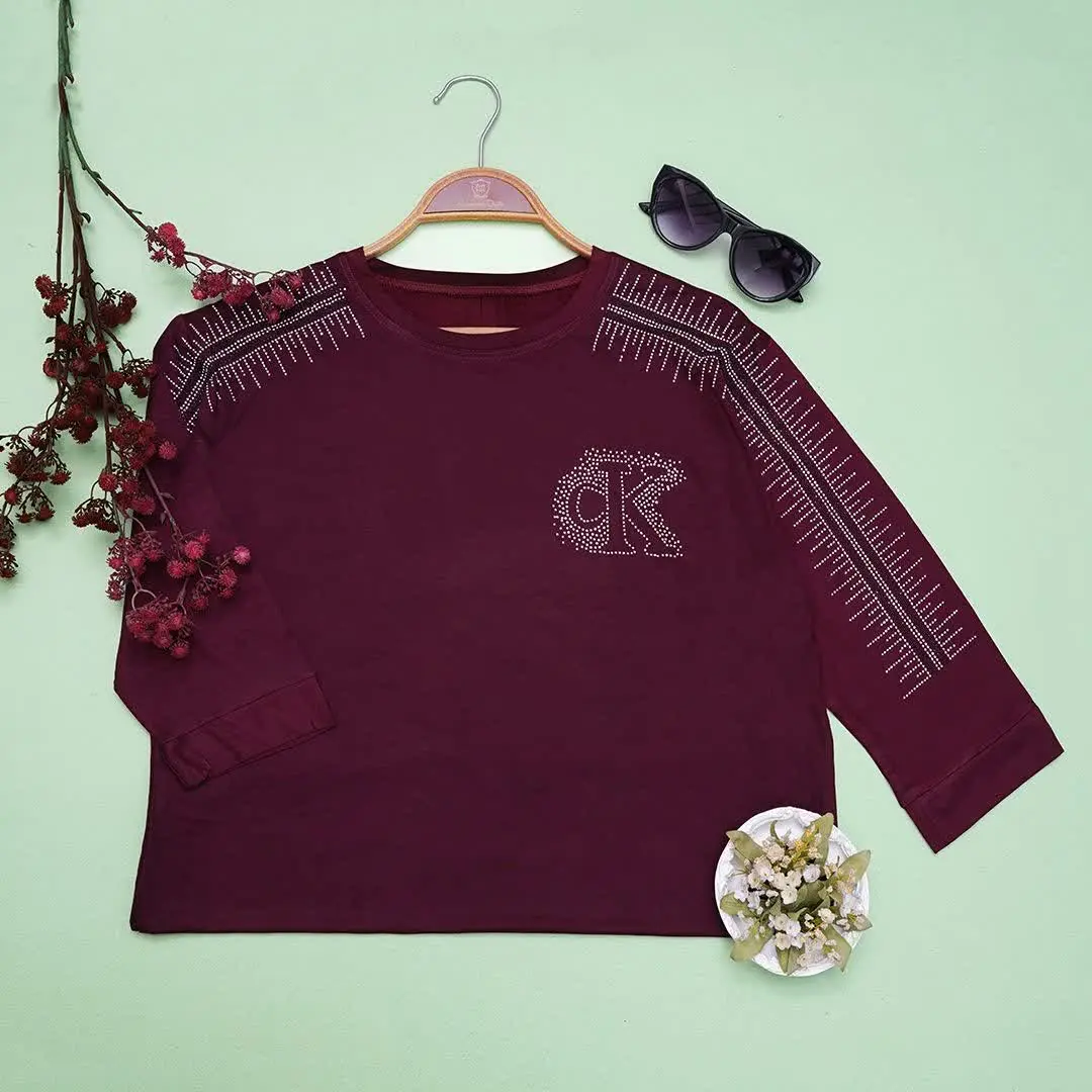 بلوز نگین کوب زنانه کد ۹۰۶۱۷۰