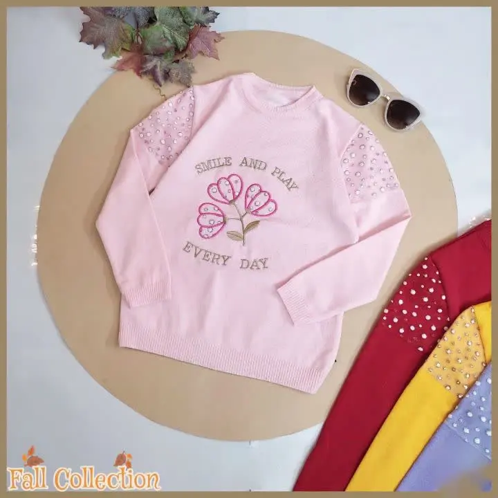 بلوز بافت درجه یک گلدوزی شده 
