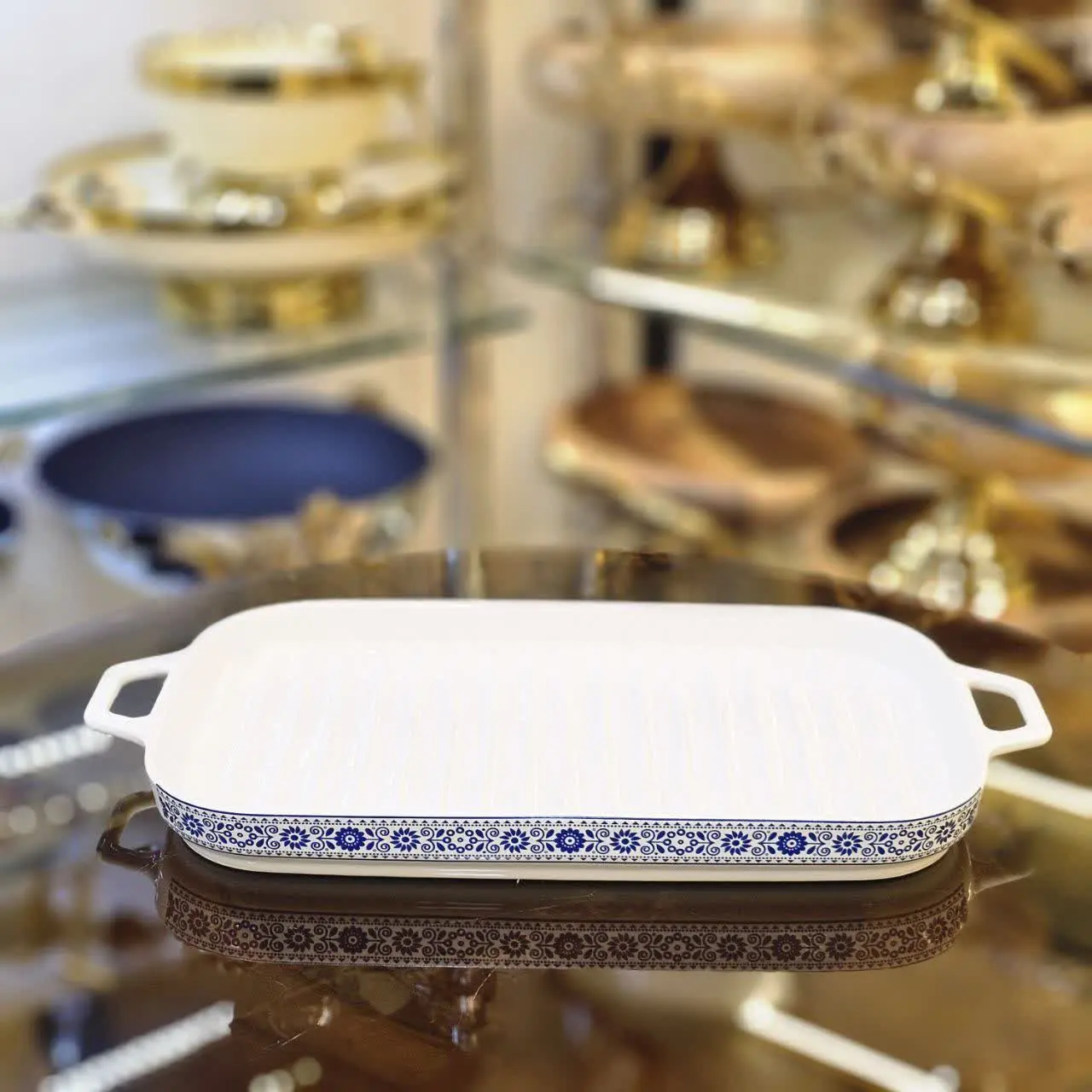 تابه سرامیکی مستطیل ۱۸×۳۰ س...