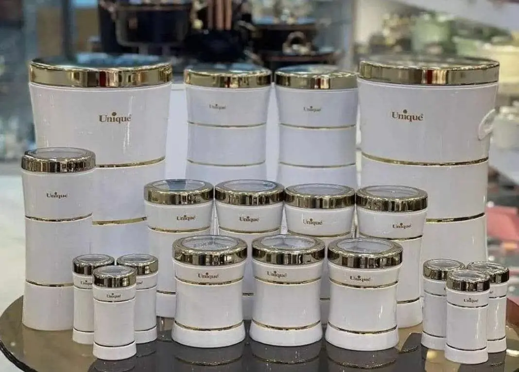 ❌❌❌سرویس آشپزخانه یونیک ✅کمر باریک ۱۸ پارچه 
