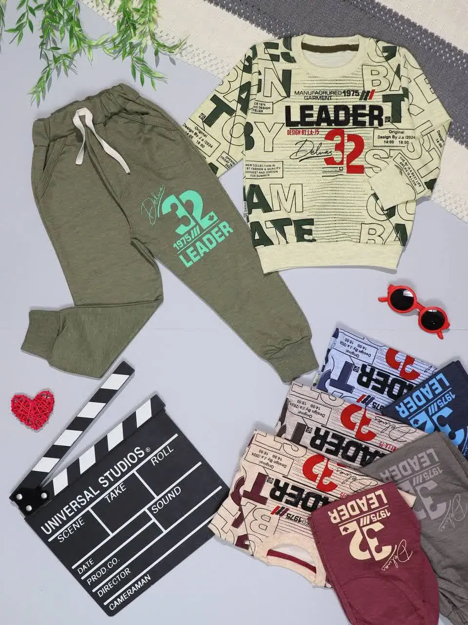 👫بلوز و شلوار گلدوزی LEADER👫