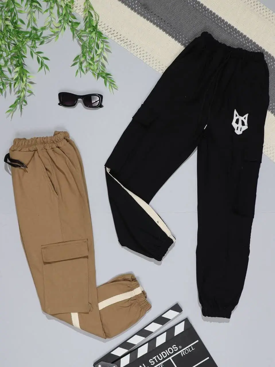 👫شلوار کتان بنگال بغل نوار...