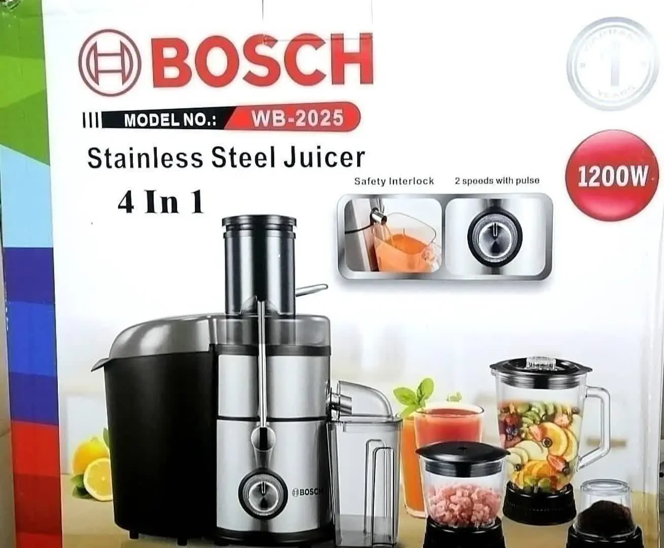 آبمیوه گیر ۴کاره بوش