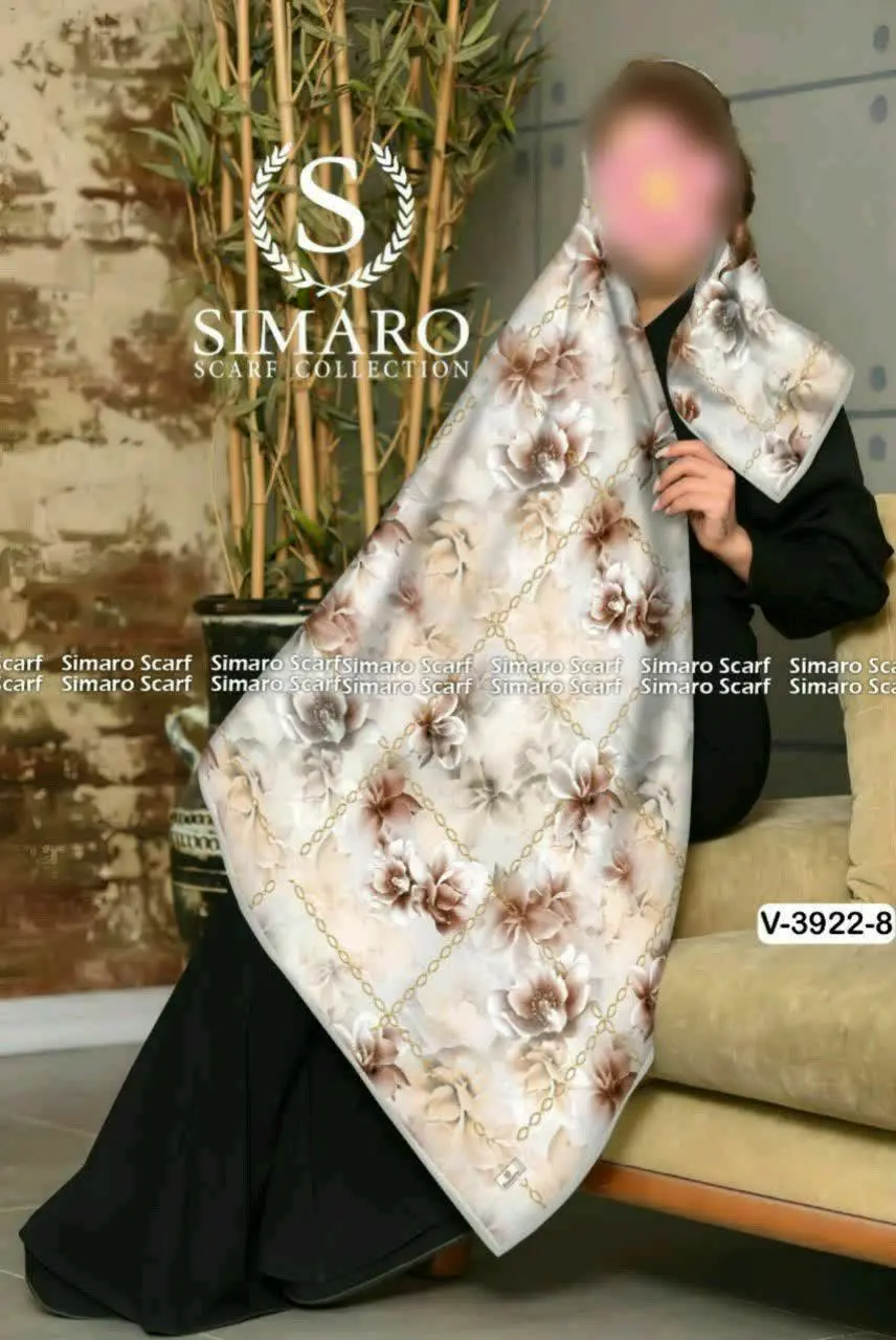 🌻 #عنوان: روسری حریرابریشم سیمارو

