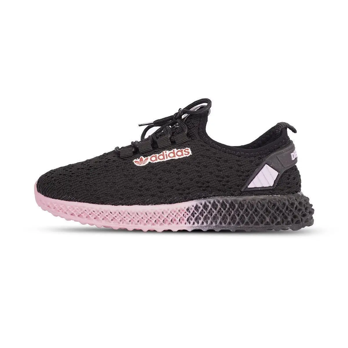 🏆کفش ورزشی زنانه مشکی صورتی مدل Diba
