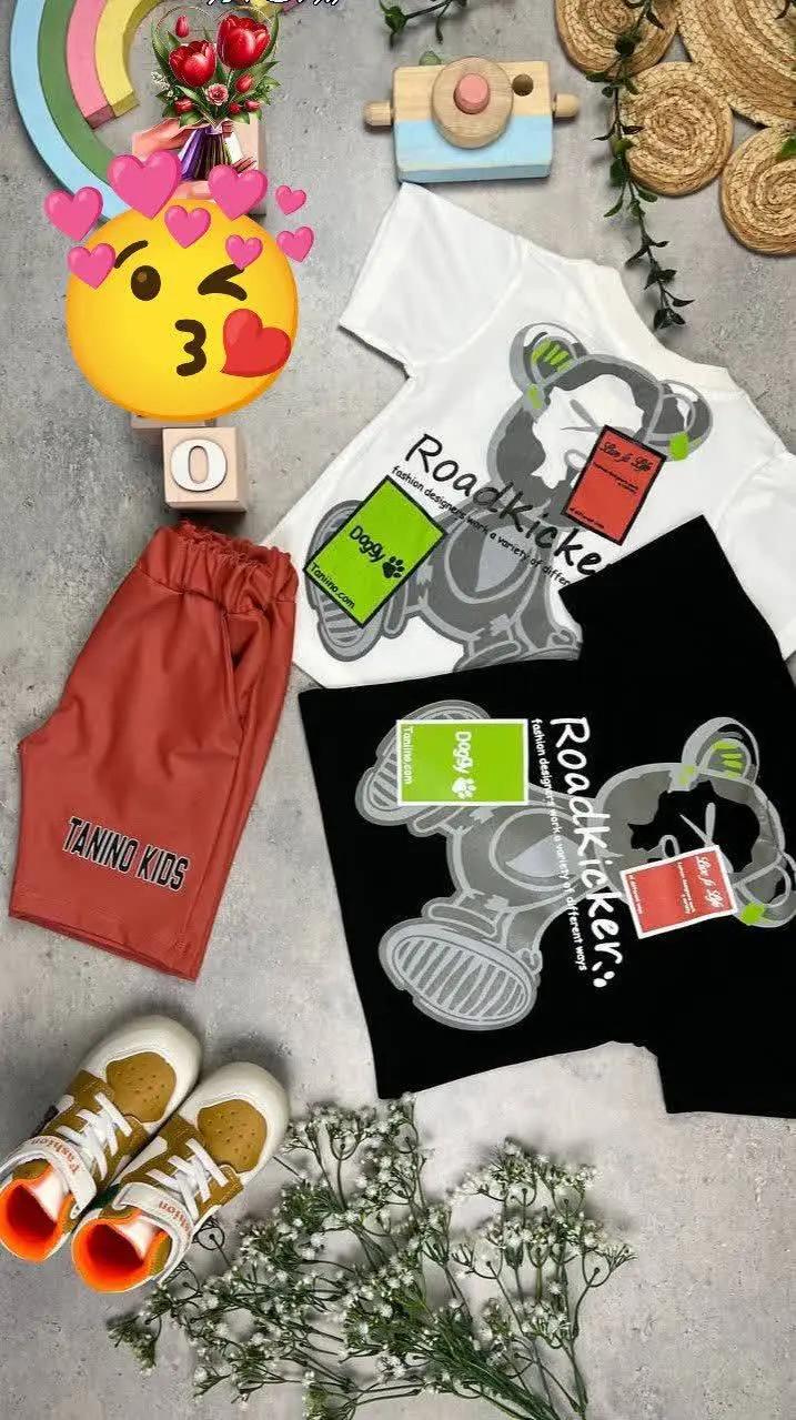 ست تیشرت وشلوارک اسپرت 👌