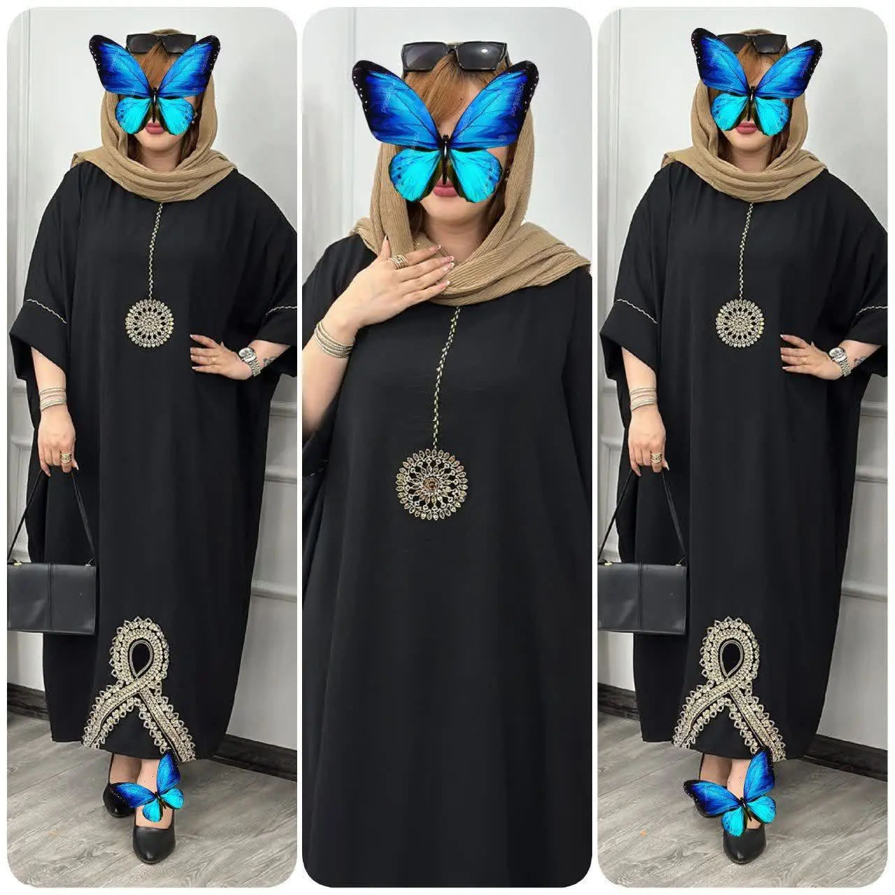 نام: مانتو عبایی عیدانه مدل پرطرفدار ویان
