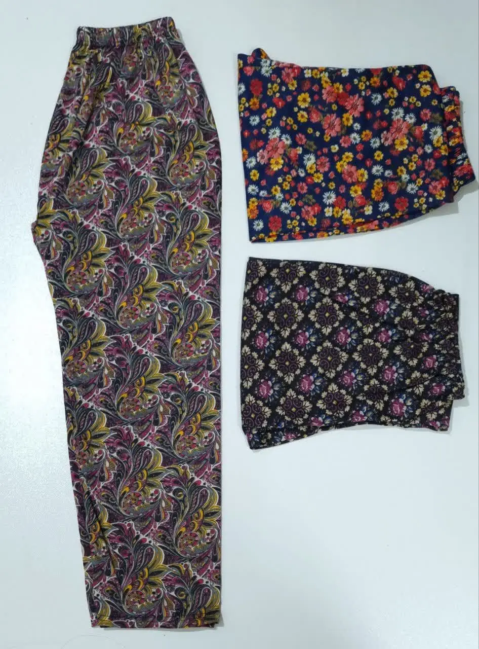 🌸 یه شلوار راحتی و گلدار