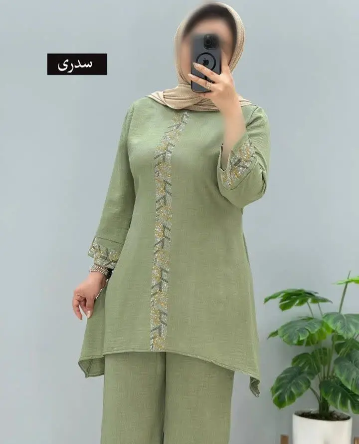 👆خانوما ست خنک و تابستونی 
