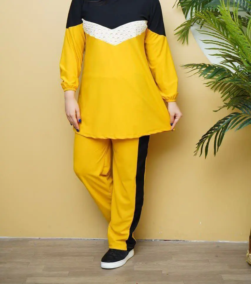 🖋نام: تونیک شلوار سینه گیپور
