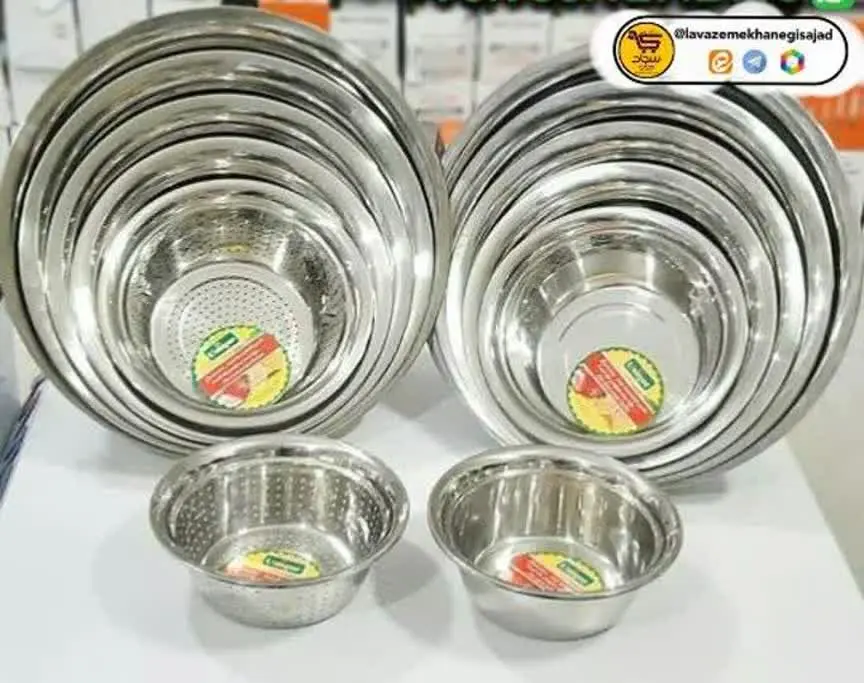 شارژمجدد 🖊 آبکش لگن استیل 😍...