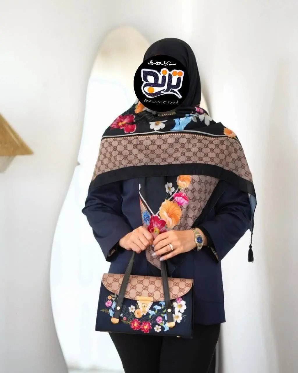 ست کیف و روسری لاکچری🧕🏻
