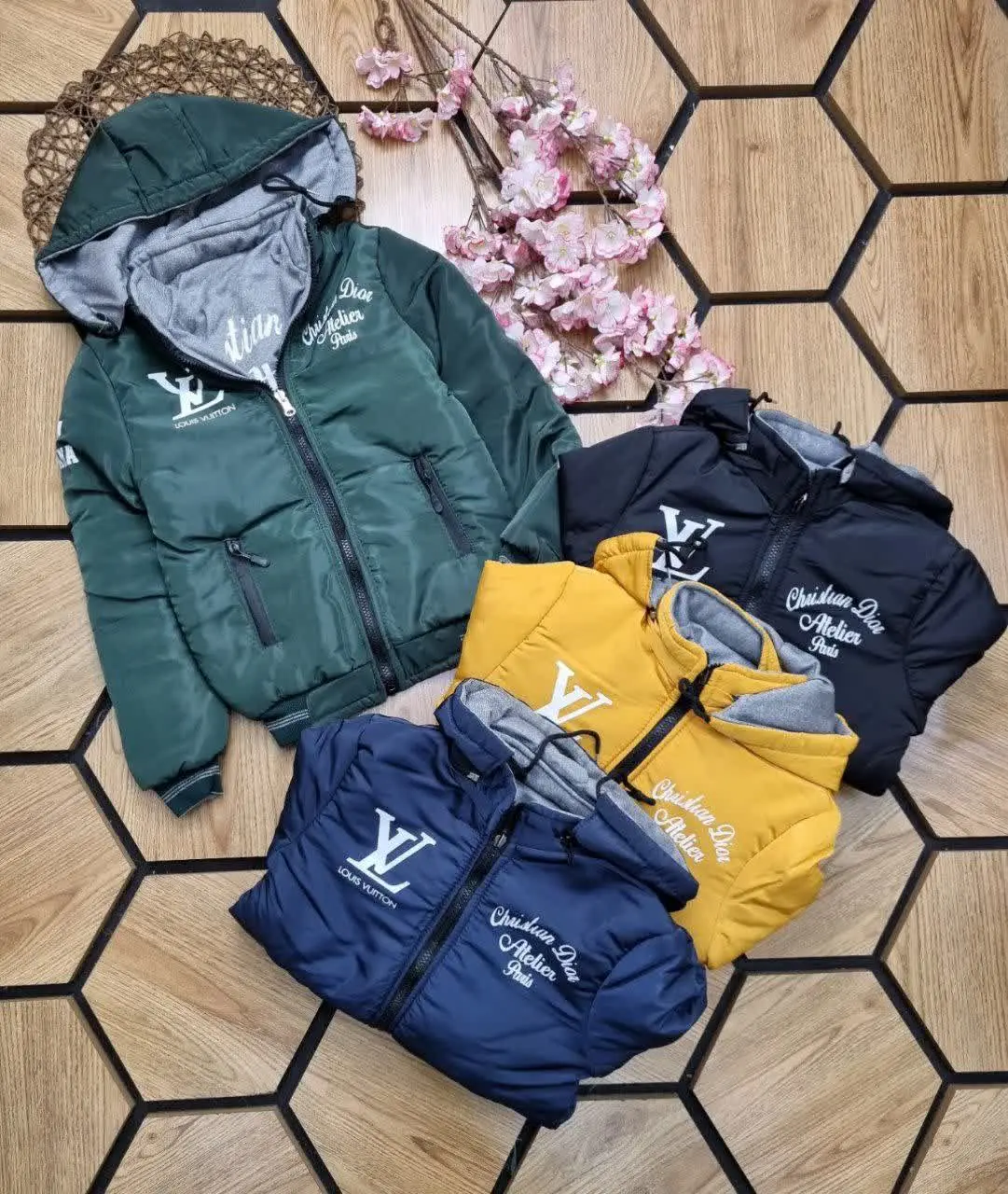 🎅کاپشن دورو پسرانه👦