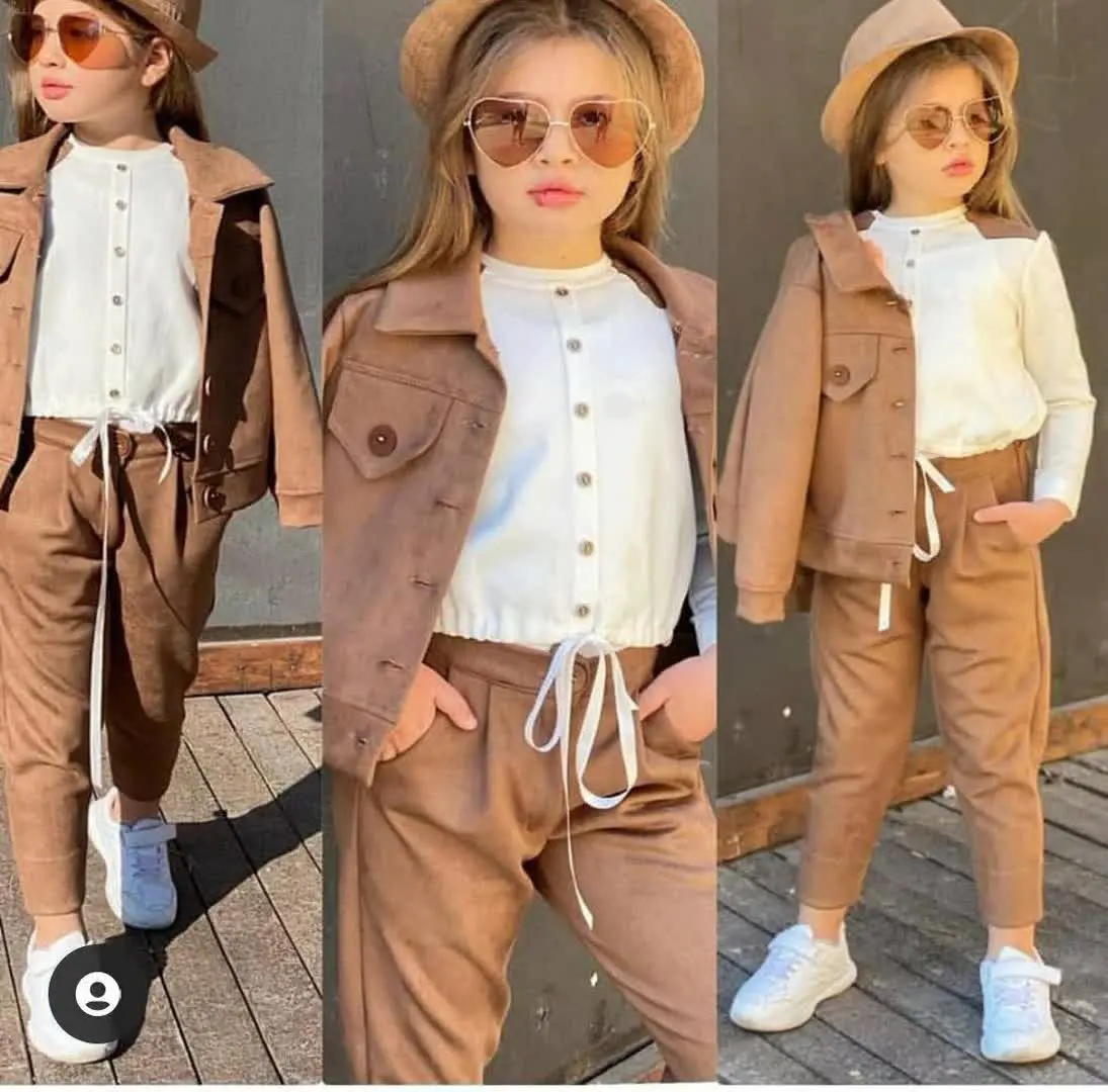 سه تیکه بلوز +کت و شلوار 
